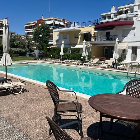 Damian'S Cozy Pool Apartment Peraía Zewnętrze zdjęcie